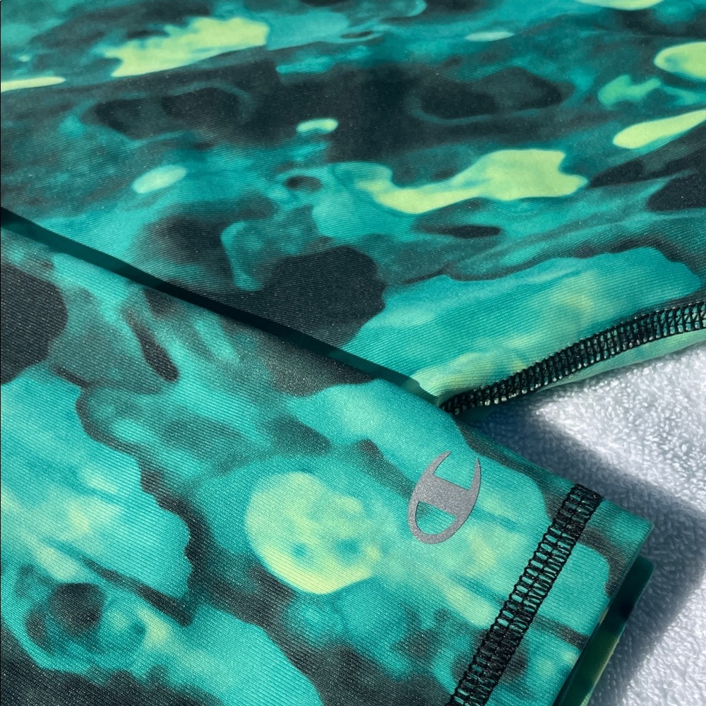 Champion Green and Lime Patterned Leggings - Picture 3 of 7